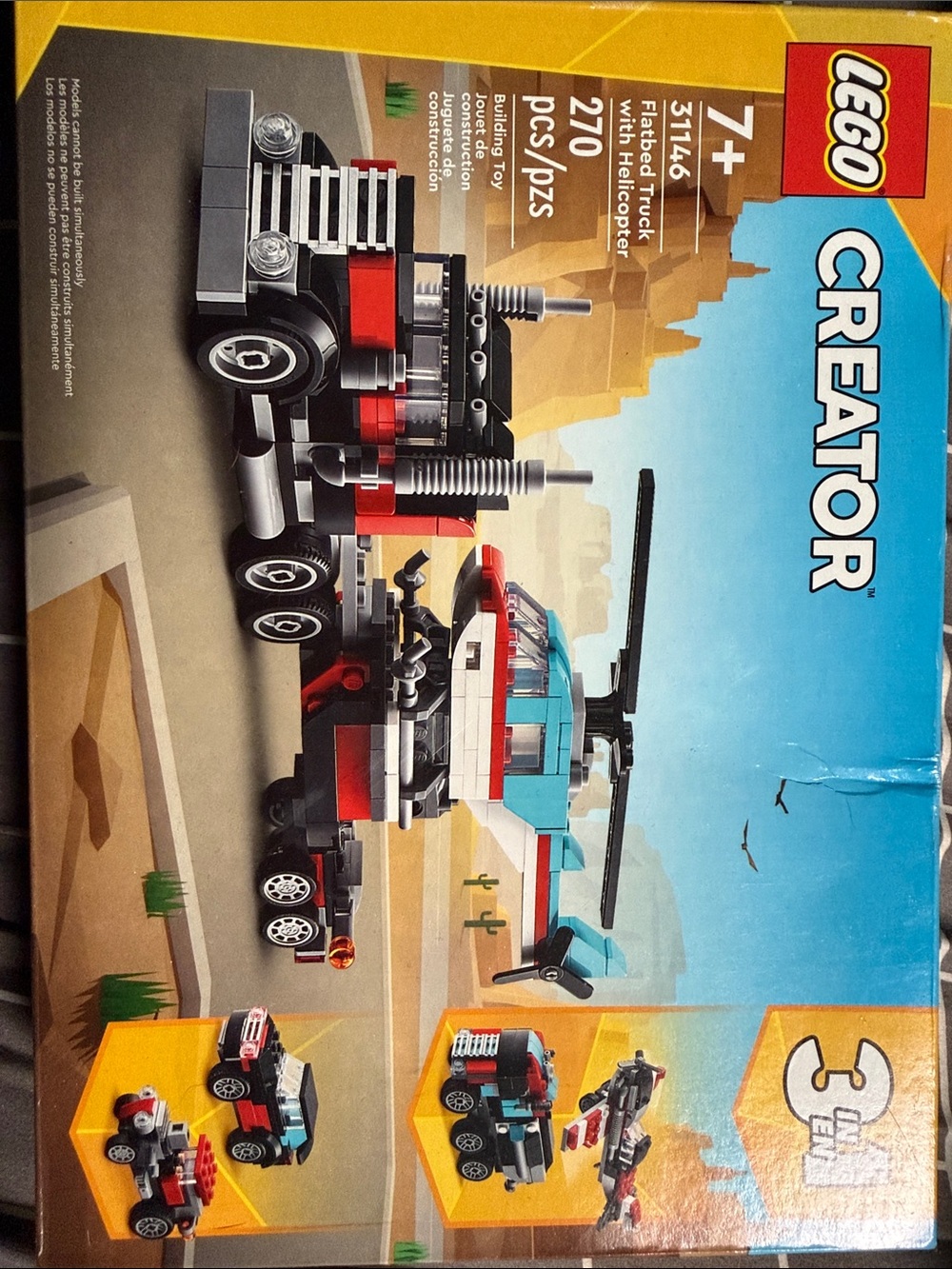 LEGO Creator Flatbed Truck with Helicopter